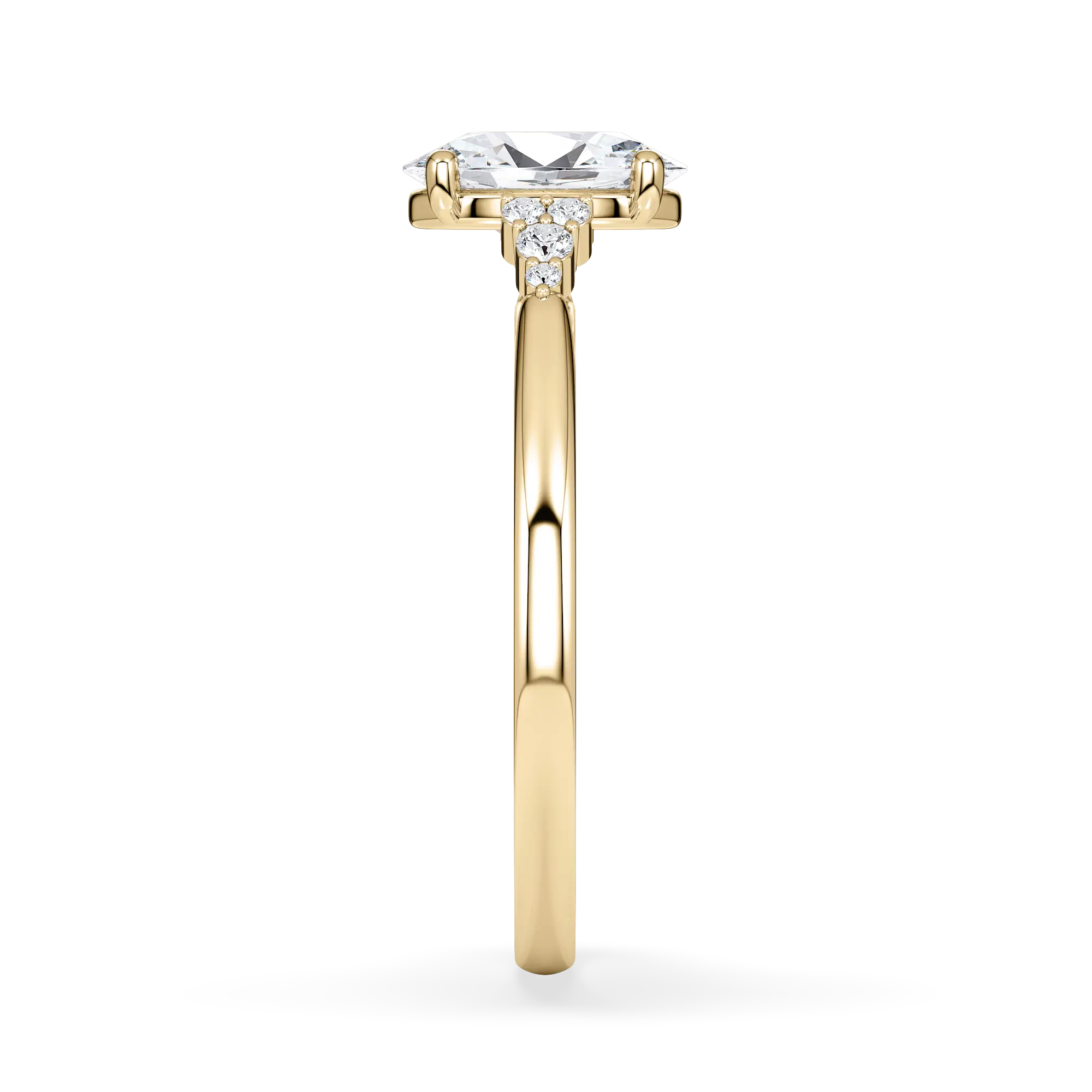 Rubin Verlobungsring HR0750 Gelbgold 585