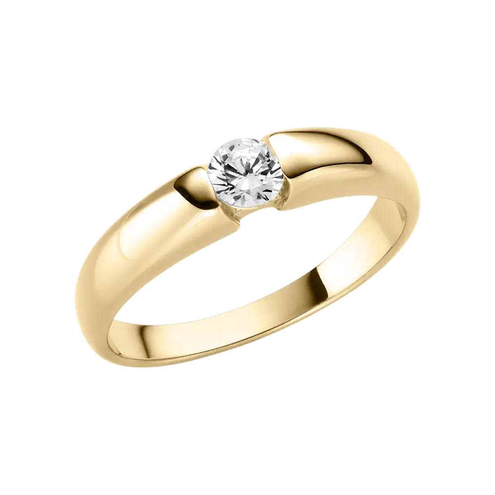 Rubin Verlobungsring 18006 Gelbgold 585