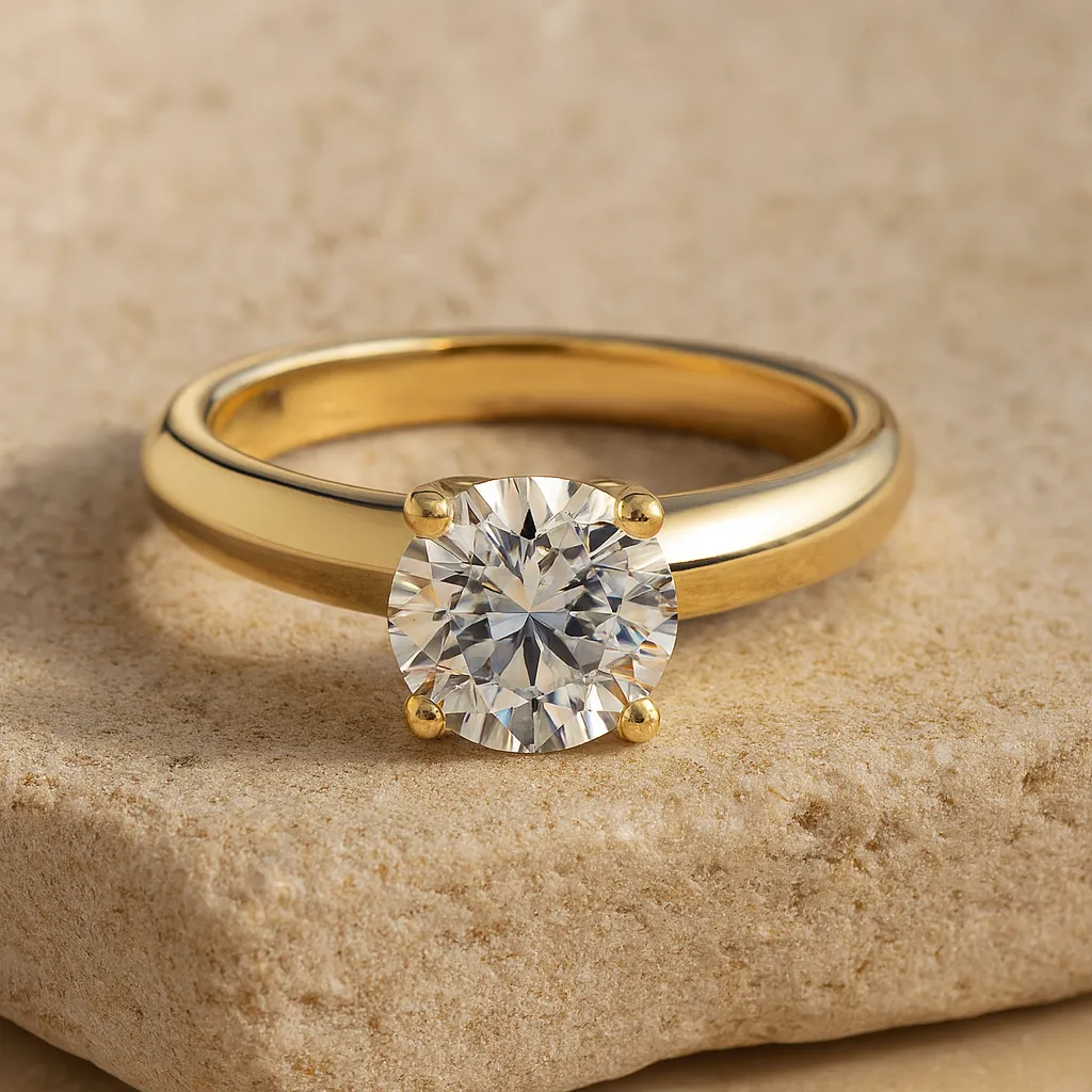 Rubin Verlobungsring 18004 Gelbgold 585