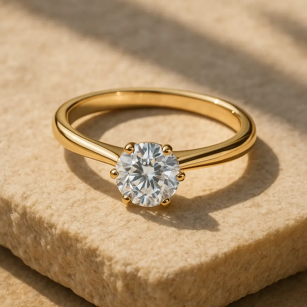 Rubin Verlobungsring 18016 Gelbgold 585
