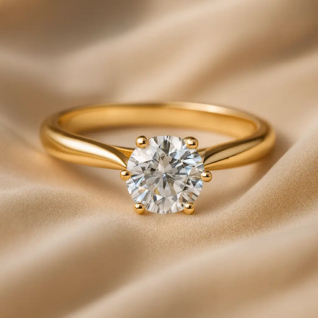 Rubin Verlobungsring 18007 Gelbgold 585