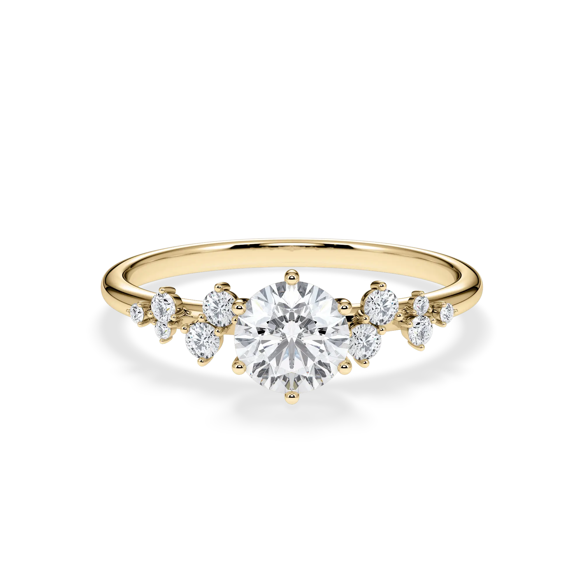 Rubin Verlobungsring HR0751 Gelbgold 585
