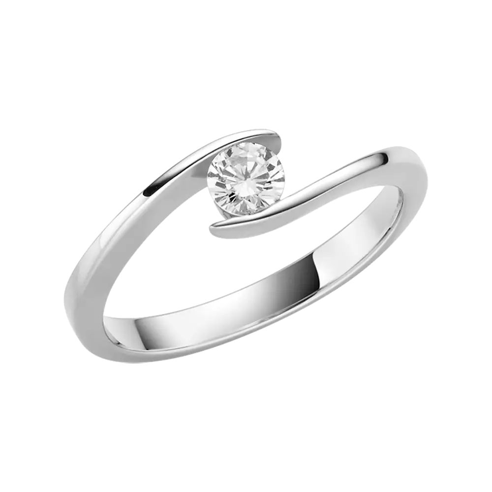 Rubin Verlobungsring 18015 Silber 925