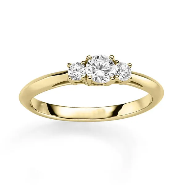 Rubin Verlobungsring 19004 Gelbgold 585