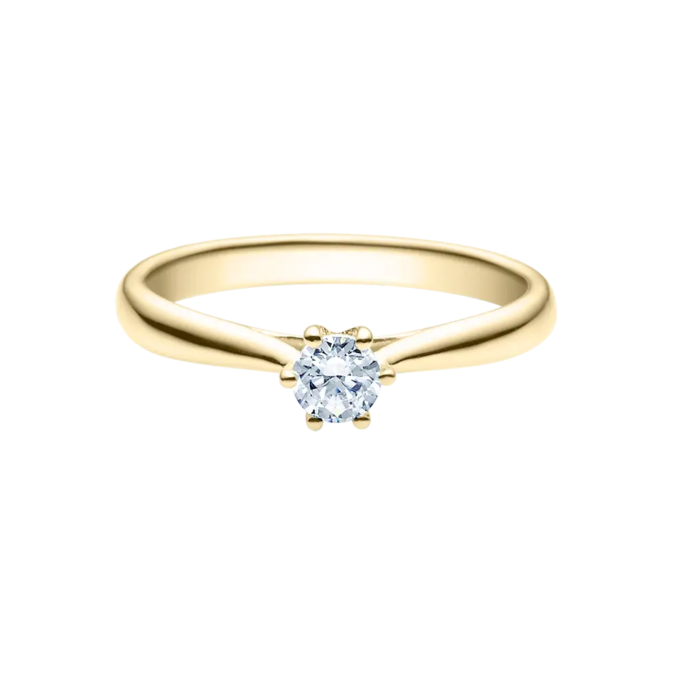 Rubin Verlobungsring 18007 Gelbgold 585