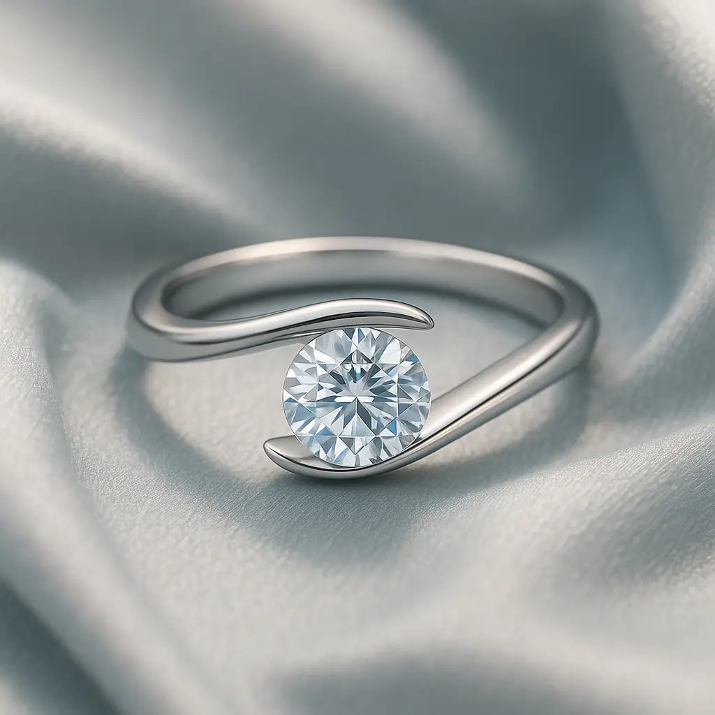 Rubin Verlobungsring 18015 Silber 925