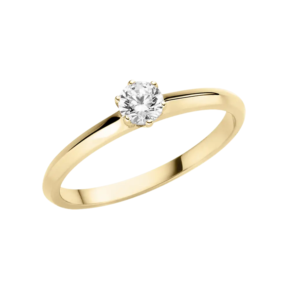 Rubin Verlobungsring 18003 Gelbgold 585