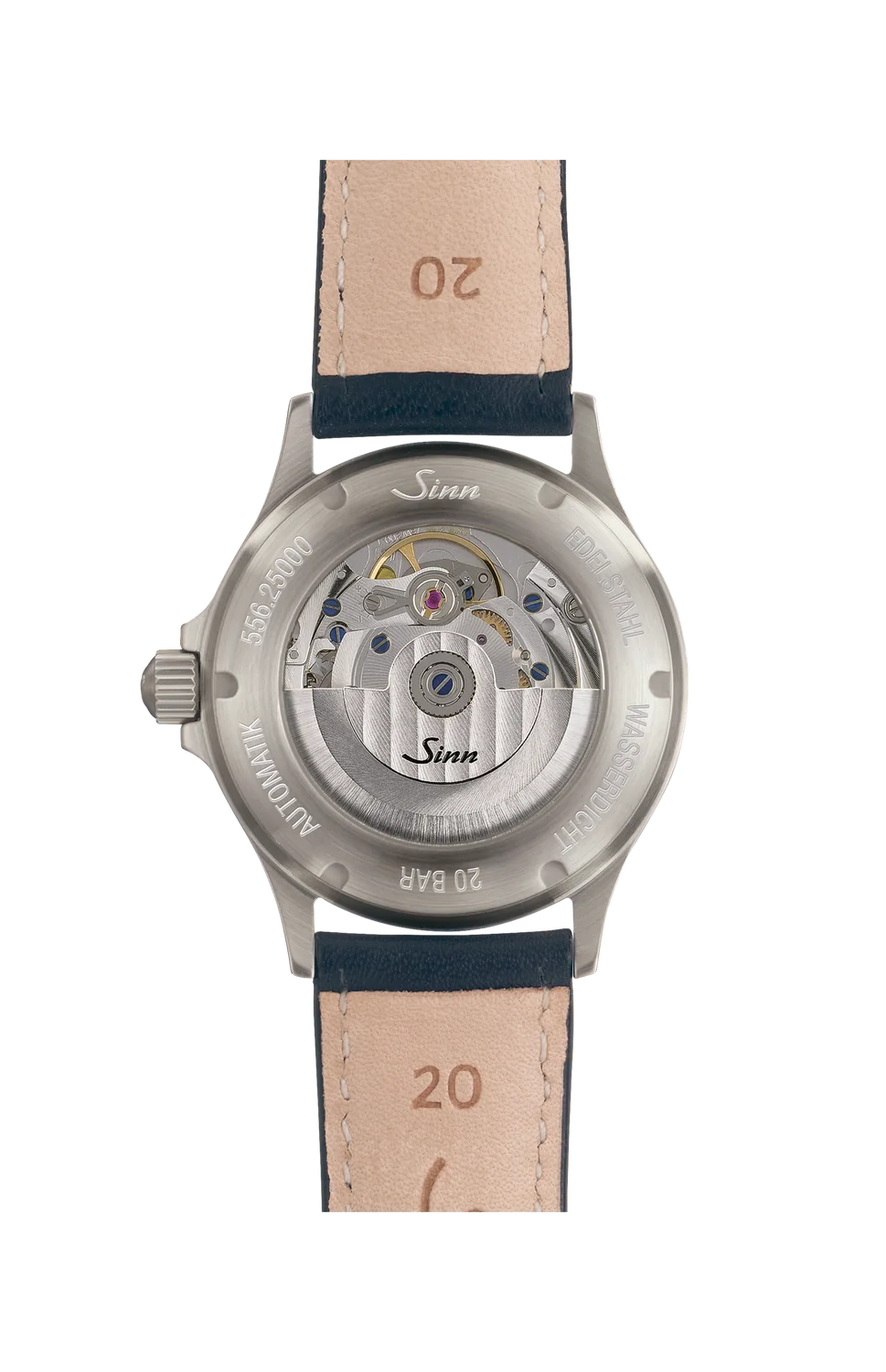 SINN 556 I Perlmutt S Instrumentelle Uhr mit Zifferblatt aus schwarzem Perlmutt – Ansicht 3