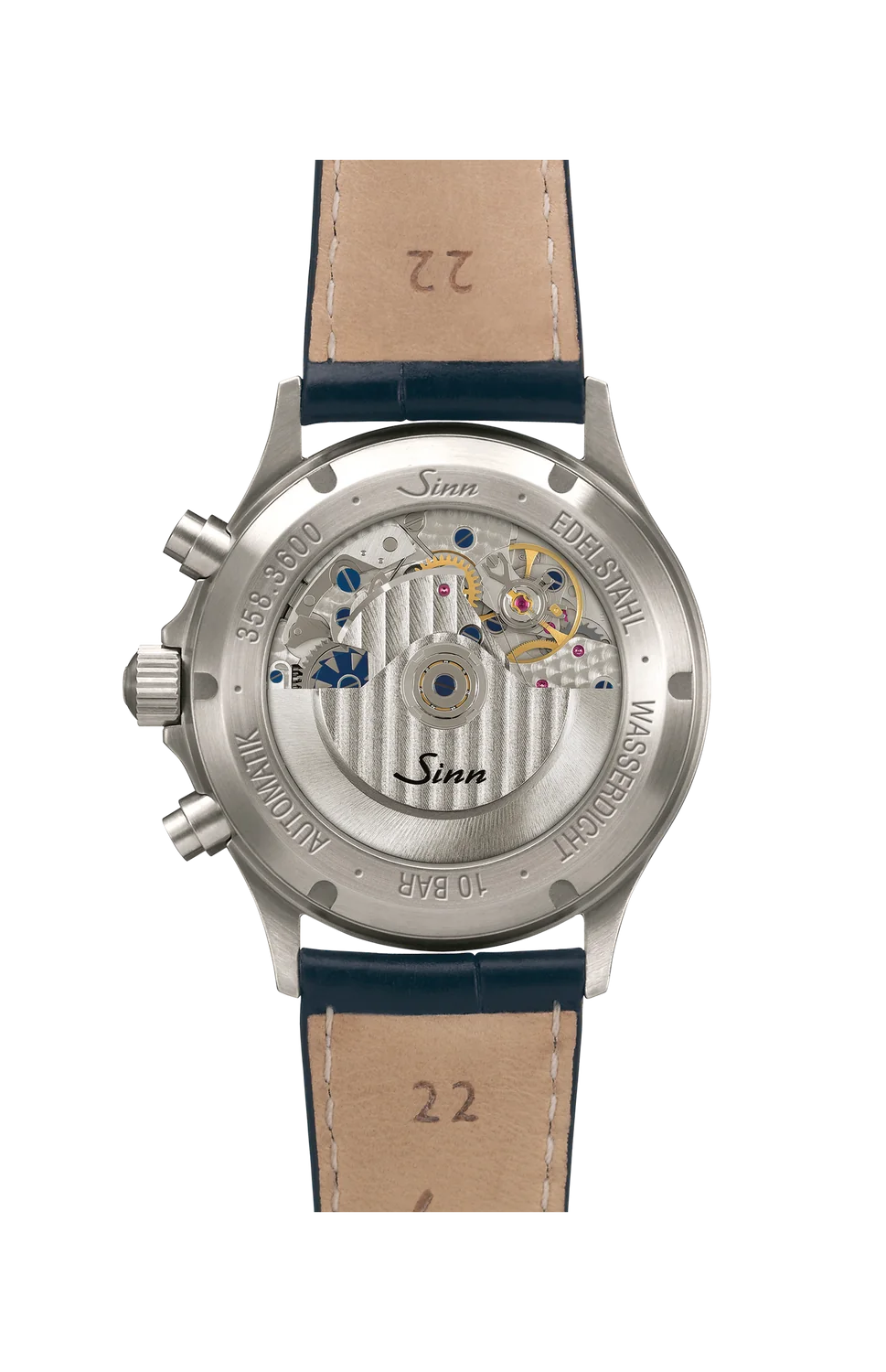 SINN 358 DIAPAL Klassischer Chronograph mit DIAPAL-Technologie – Ansicht 3
