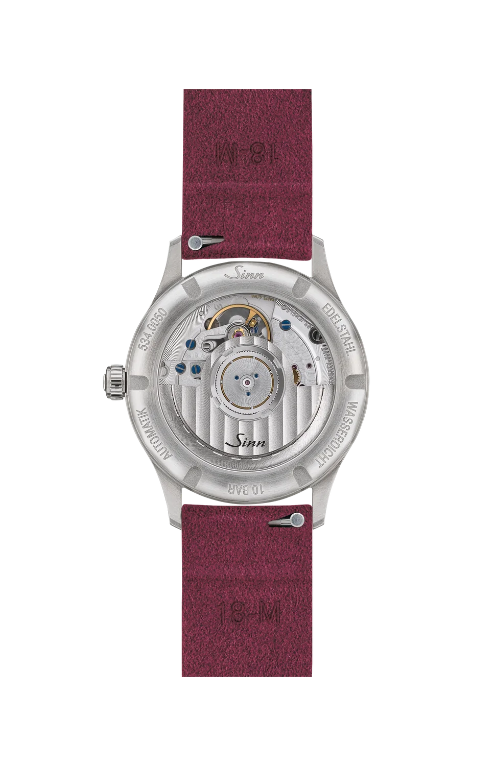 SINN 534 Perlmutt S Elegante Damenuhr mit facettiertem Zierring – Ansicht 3